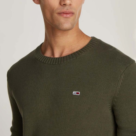 Tommy Hilfiger Ανδρική πλεκτή μπλούζα Slim Essential C-Neck Sweater